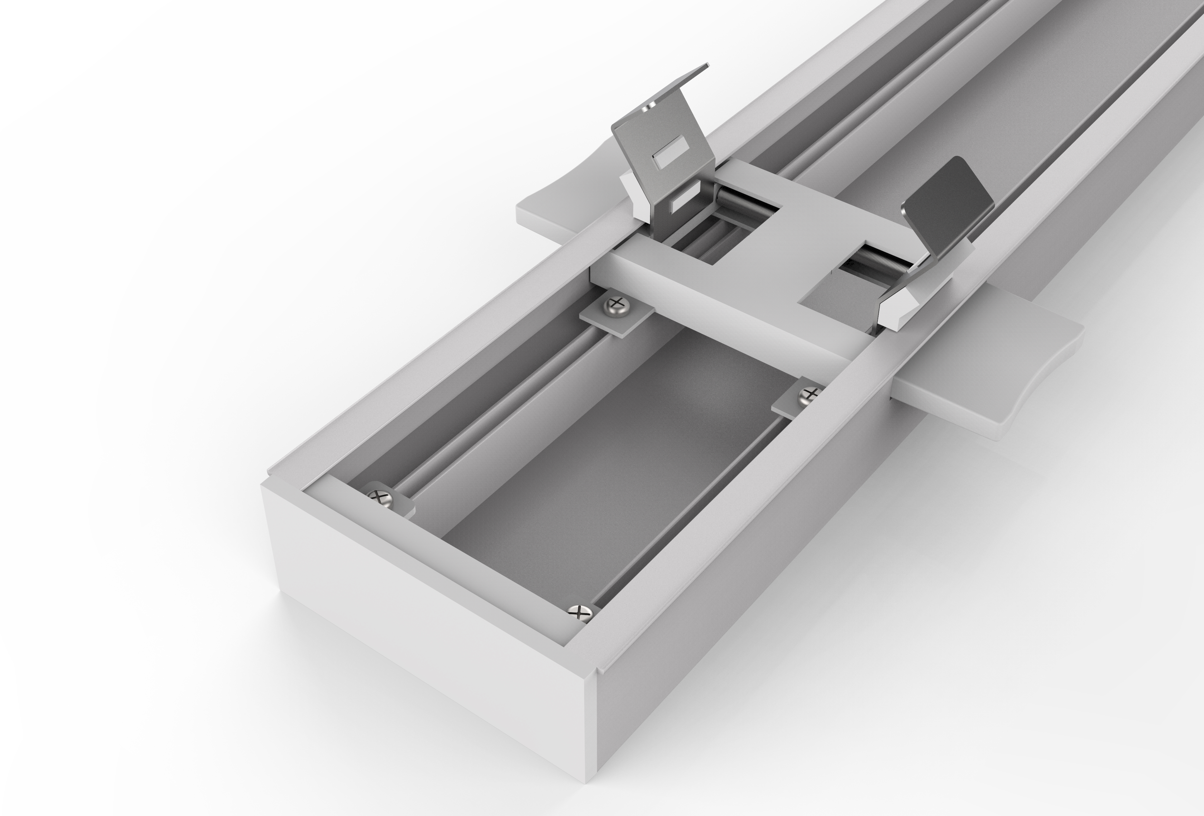 Frameless LED panel light for modern office and commercial lighting