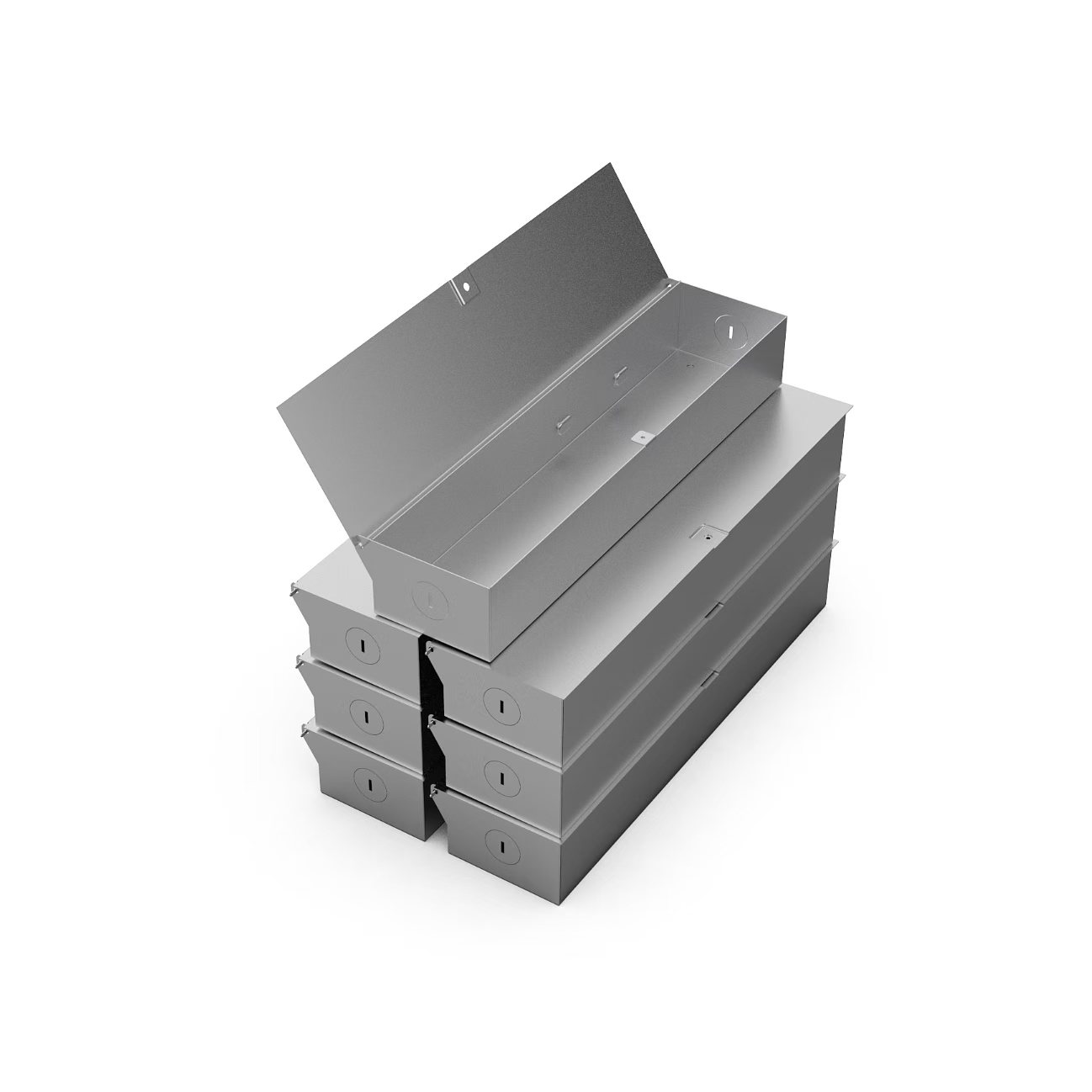 Recessed LED linear light for office and retail lighting design